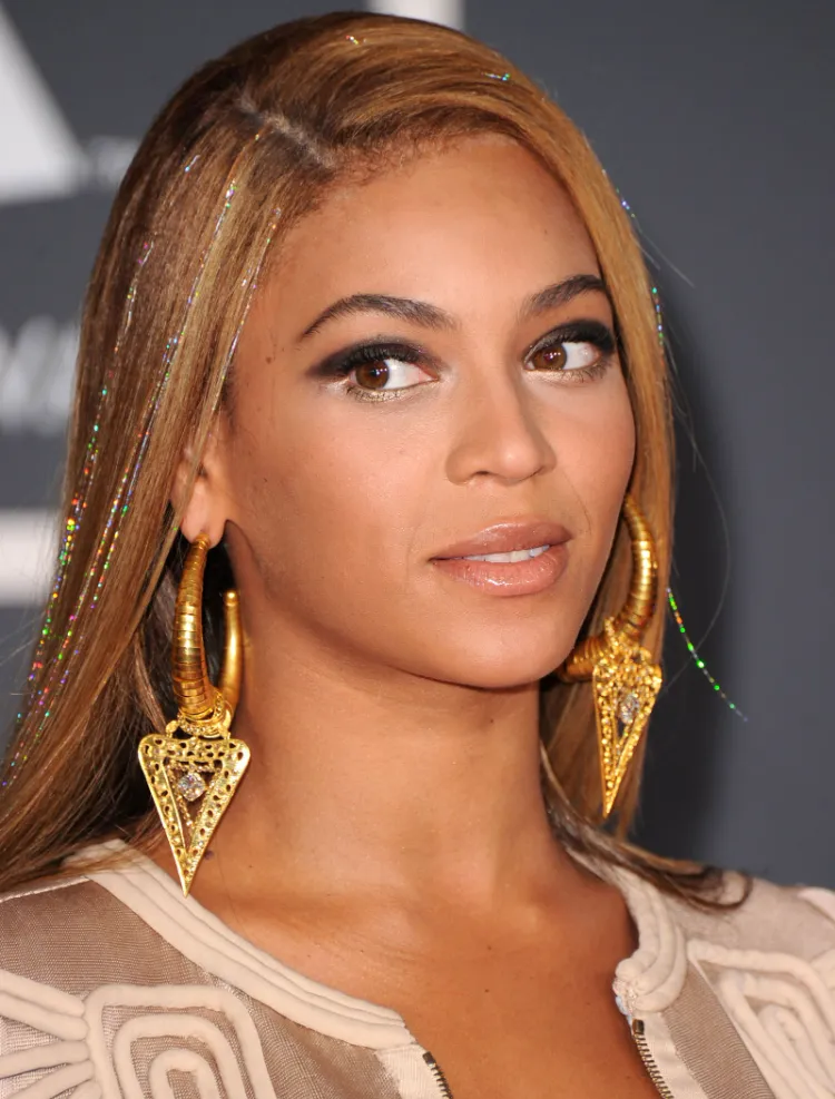 Beyonce Frisuren Bilder Lametta Haare was ist das