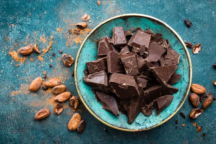 Dunkle Schokolade und Kakao für Gewichtsverlust