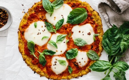 Blumenkohlpizza ist lecker und gesund
