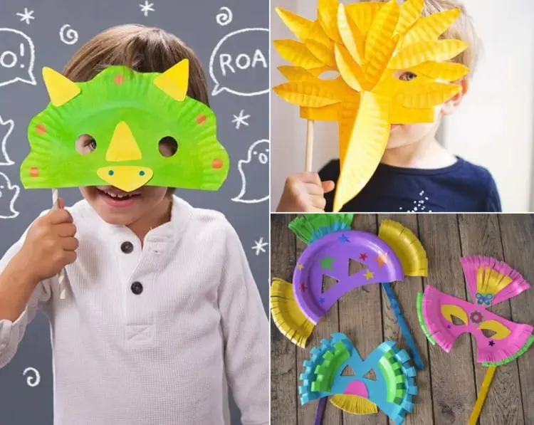 Coole Faschingsideen für kreative Kostüme - Monster, Dinos, Vogel und bunte Karnevalsmasken