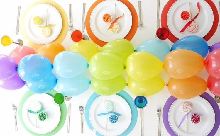 DIY Tischdeko zum Fasching mit Ideen aus verschiedenen Materialien