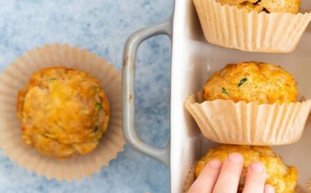 Kinder Rezepte mit Gemüse Muffins für Brotbox