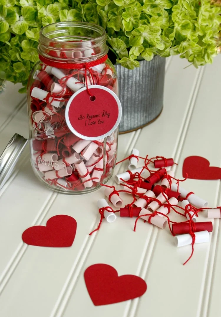 Last Minute Valentinstag Geschenk für Männer oder Frauen - Botschaften und Gutscheine