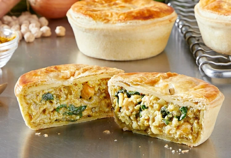 Bake mini pies with hearty vegetable filling