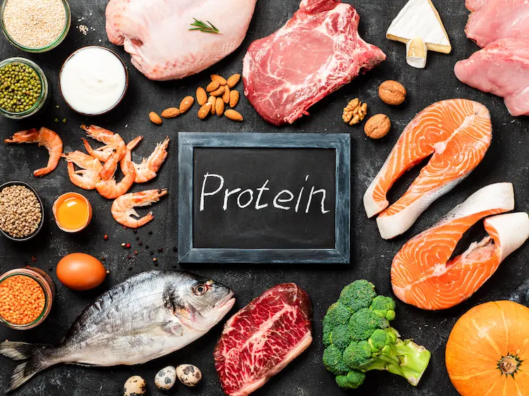 tierische proteinquellen durch rotes fleisch und fisch in kombination pflanzlichen proteinquellen