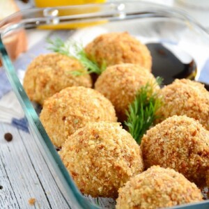 veganes Abendessen Rezepte schnelle Blumenkohl Bällchen aus dem Ofen