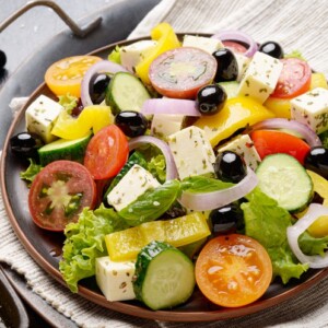Beste Diät 2022 mediterranes Rezept Salat zum Genießen