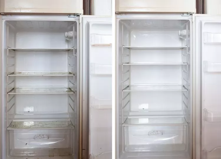 Dreck im Kühlschrank entfernen