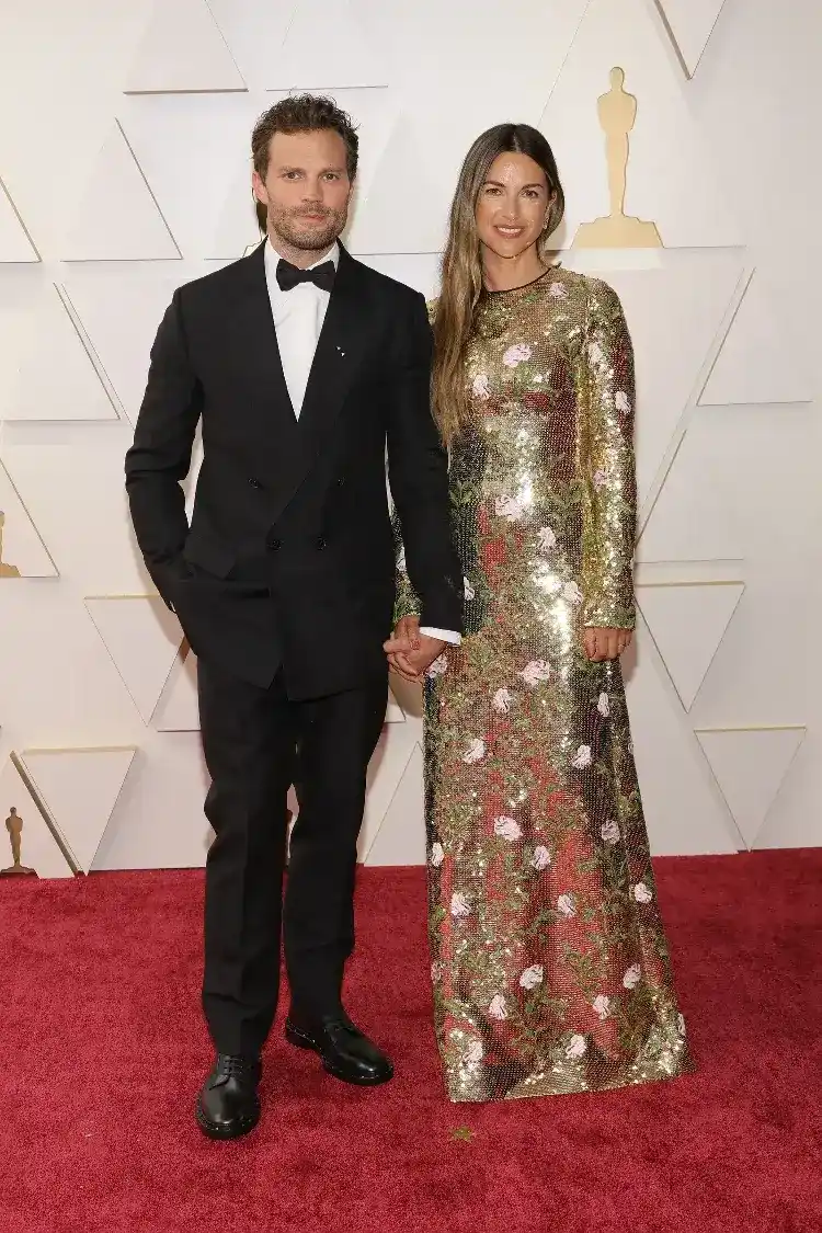 Jamie Dornan and Amelia Warner - Oscars 2022