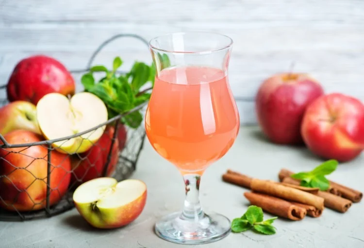 Rezeptvorschlag Apfelessig Drink mit Zimt