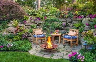 Schaffen Sie einen geschützten Sitzplatz in Ihrem Garten