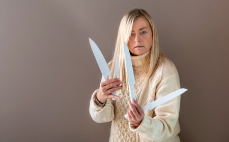 Sie können Messer mit anderem Messer schärfen