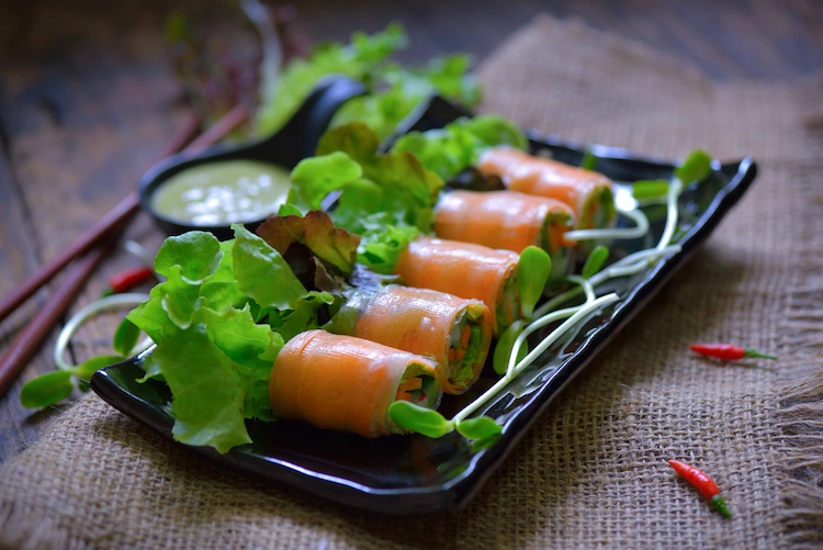 low carb sushi gesund zum abnehmen durch weniger reis
