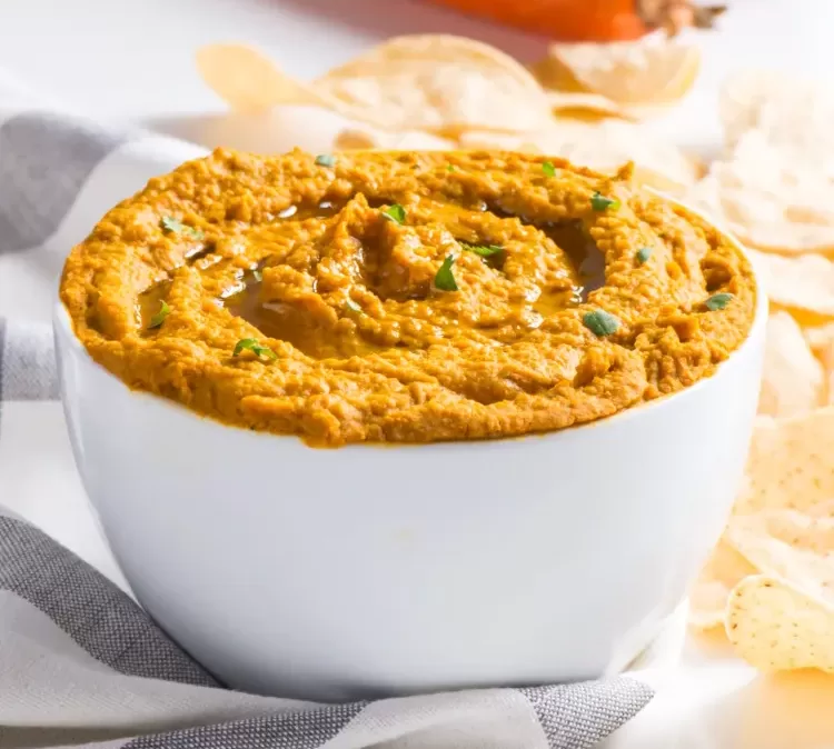 vegane Vorspreisen Karotten Hummus Rezept kalorienarm