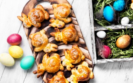 Backen ohne Zucker zu Ostern - Hefeteig selber machen für Ostergebäck