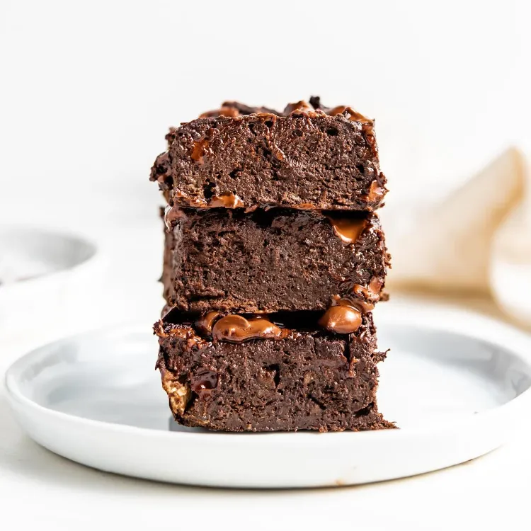 Flourless brownies Bake chocolate cake from chickpeas recipe