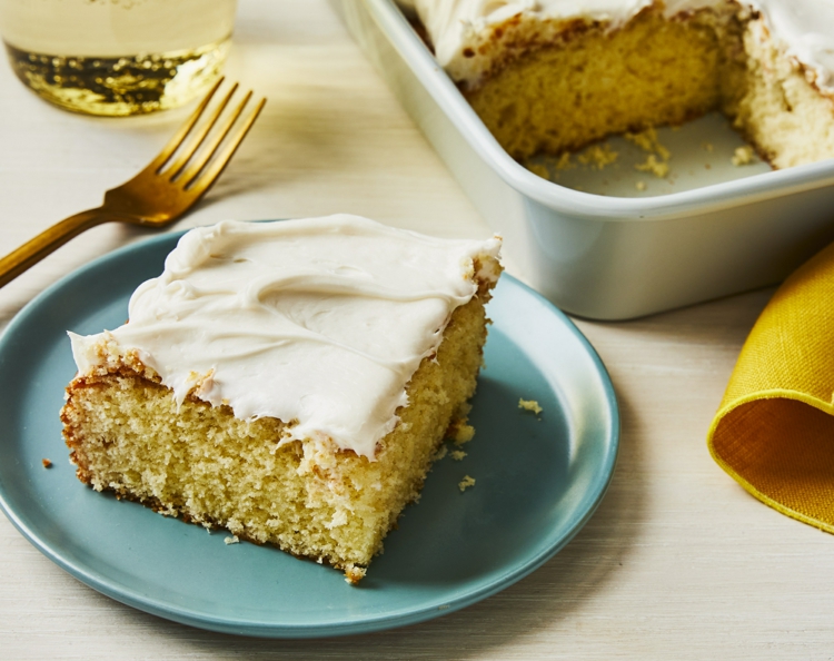 Limonaden-Kuchen-Rezept mit Orangenlimonade oder Zitronenlimonade und ...