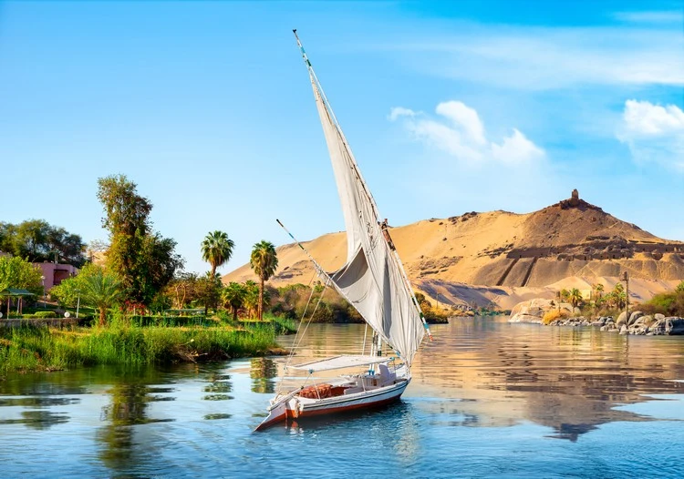 Der Nil ist eines der reizendsten Reiseziele für den Frühling