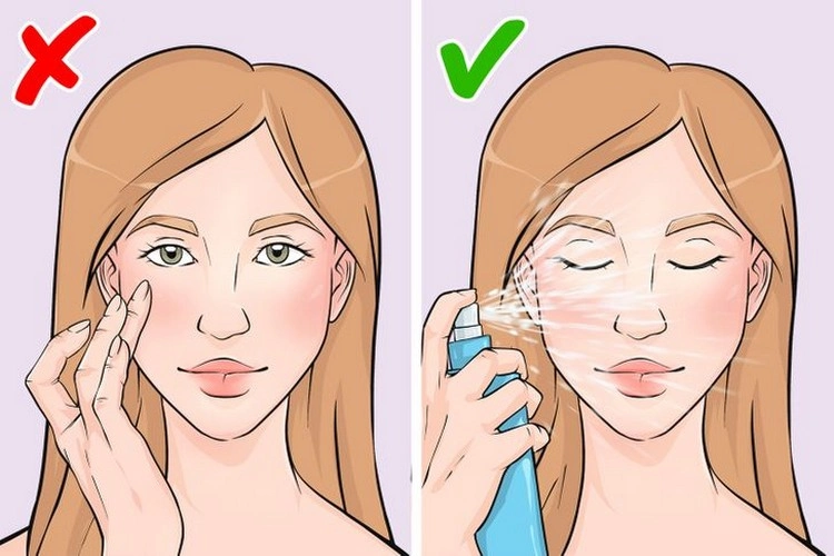 Wenn Sie Ihr Gesicht tagsüber berühren, verschmieren Sie Ihr Make-up