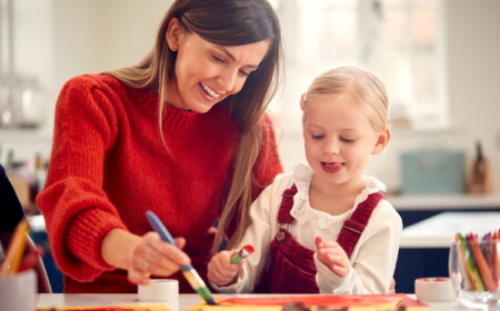 Zum Muttertag basteln mit Kindern ab 2 Jahren - spannende Ideen