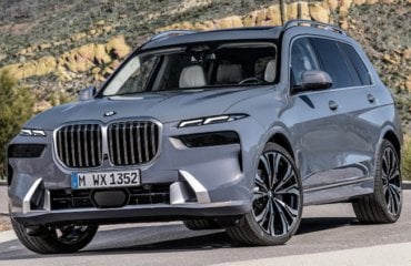 große felgen beim neuen modell von BMW X7 facelift 2022