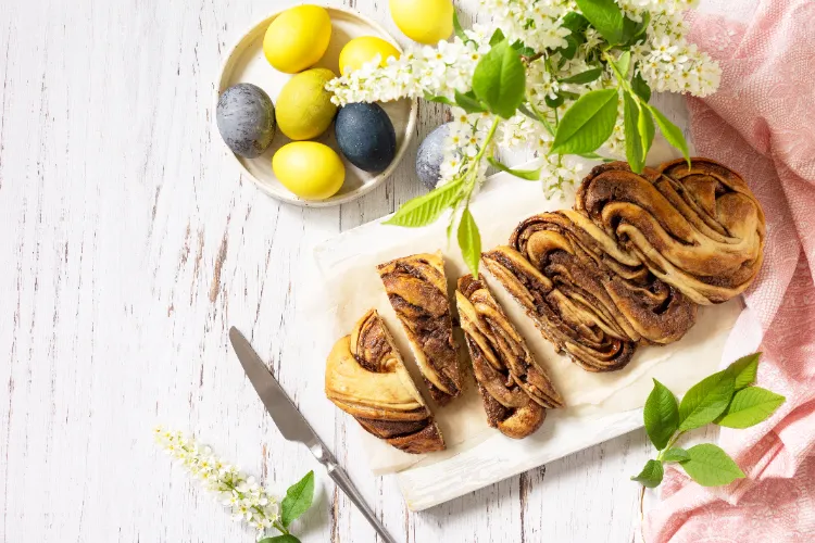 veganer Hefezopf Rezept Backrezepte Ostern Hefegebäck