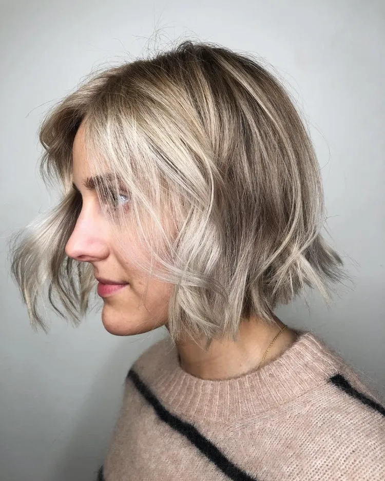 Blonde Haare Trends Sommer 2022 kurze Haare färben Ideen