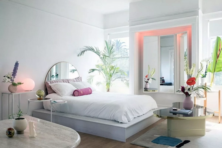 Futuristischer Look im Schlafzimmer ist spannend und einzigartig