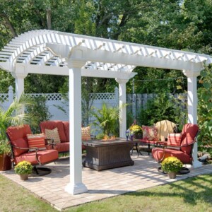 Pergola aus Holz: