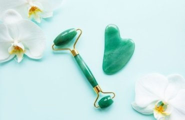 Jade-Roller aus Naturstein für schöne Haut