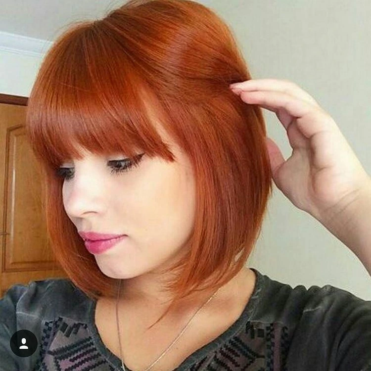 Orange Balayage - neueste Frisurentrends