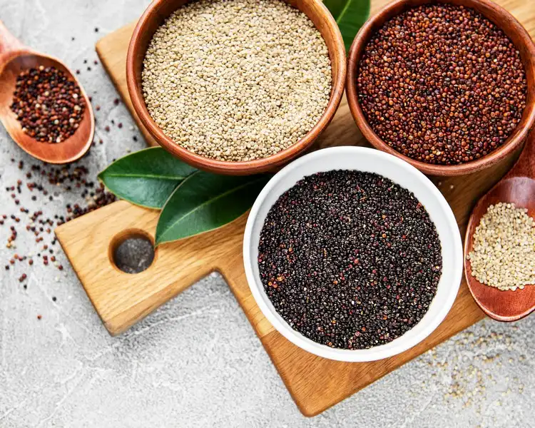 Quinoa hoher Eiweißgehalt Super als Beilage