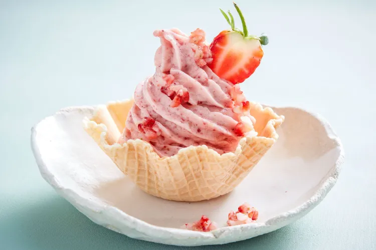Softeis selber machen ohne Maschine Erdbeer Eiscreme Rezept