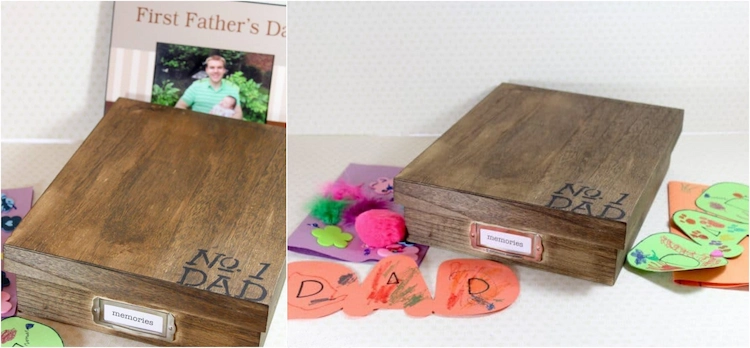 Vatertagsgeschenk basteln aus Holz - DIY kreative Ideen