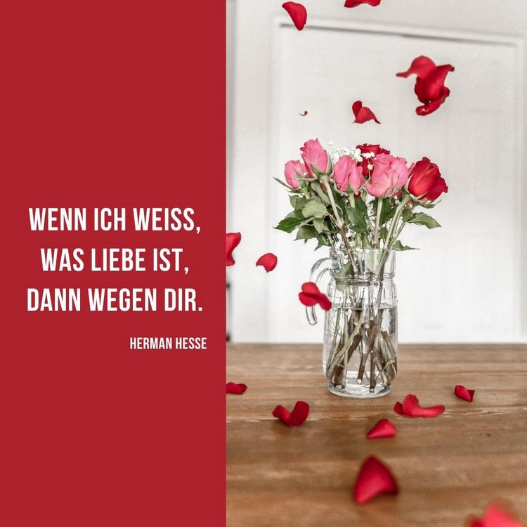 Zitat von Herman Hesse - Dank dir weiß ich, was Liebe ist