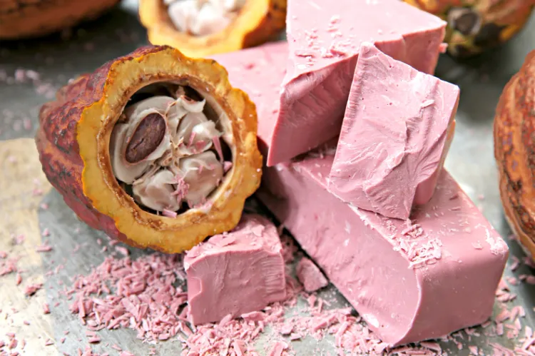 was ist Ruby Schokolade rosa Kakaobohnen Foodtrend 2022