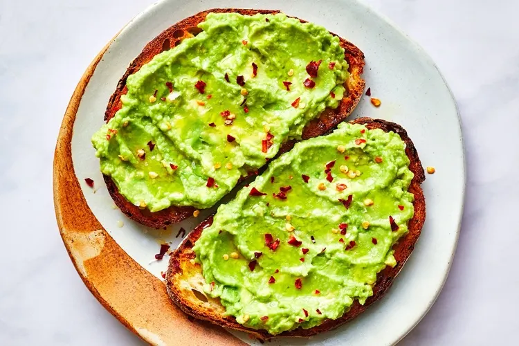 Avocado toast is a classic healthy breakfast