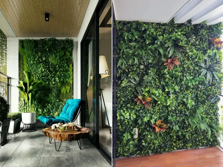 Balkon-Wand bepflanzen - Wie ein vertikaler Garten wirkt