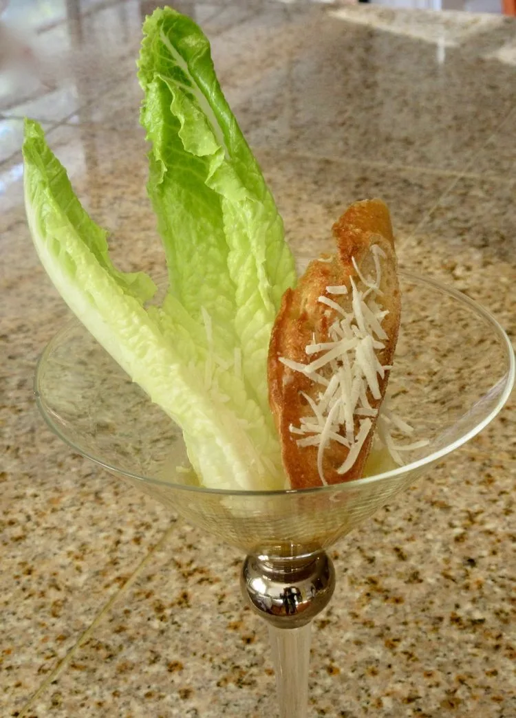 Simple recipes for your party - a salad in a glass