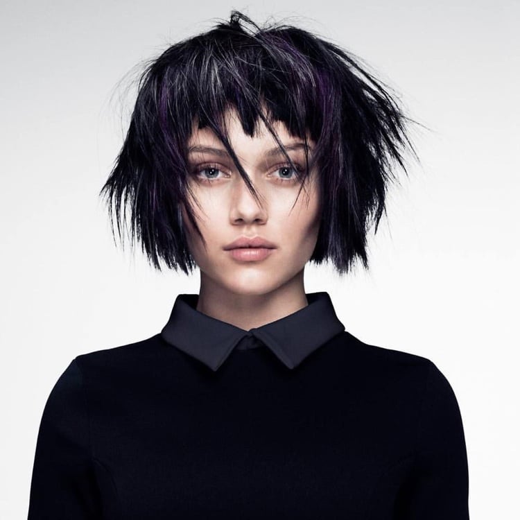 Frisurentrend 2022 kurze Haare Grungy Look