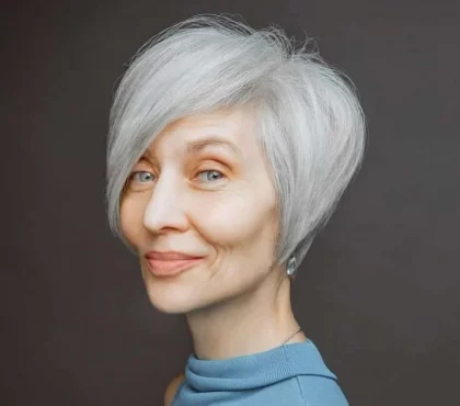 Gestufte Bob Frisuren ab 60 - Volumenspendende Kurzhaarschnitte für Frauen mit feinem Haar