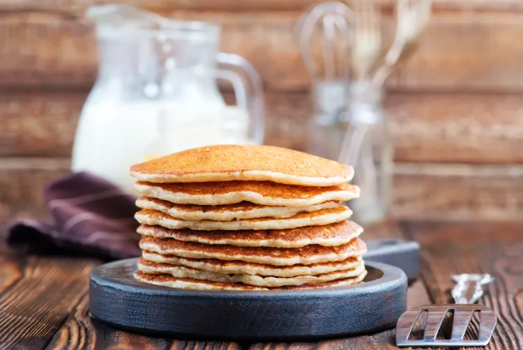 Keto Pfannkuchen vegan Low Carb Pancakes ohne Ei