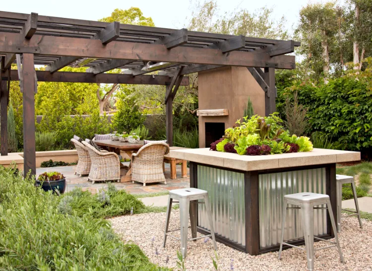 Outdoor Möbel Trends 2022 moderne Gartendeko Ideen