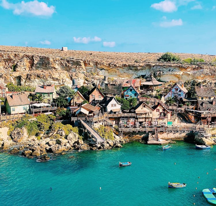 Popeye Village in Malta besuchen Sehenswürdigkeiten mit Kindern