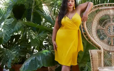 Sommerkleider für curvy Frauen - helle Farben sind sehr trendy