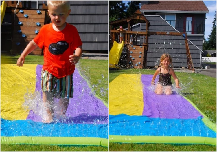 Wasserspiele finden Ihre Kinder bestimmt einfach genial gegen die Sommerhitze