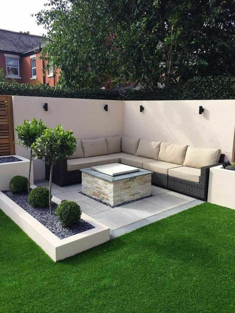 minimalistische Gartengestaltung Tipps moderne Gartendeko 2022
