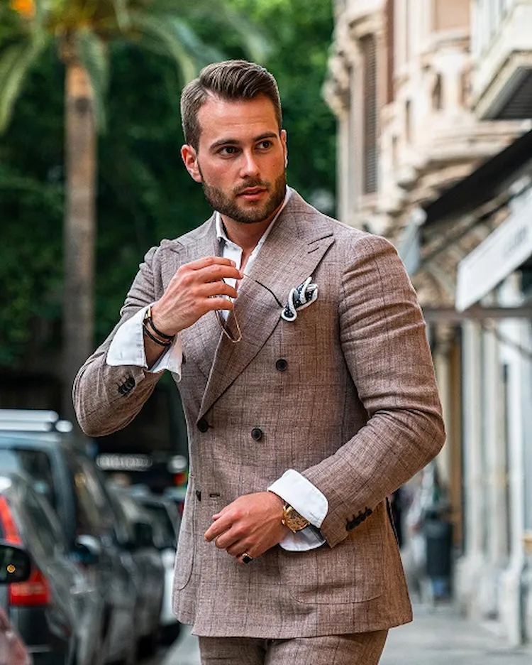moderne und klassische kurzhaarschnitte männer ivy league mit dem passenden anzug kombinieren