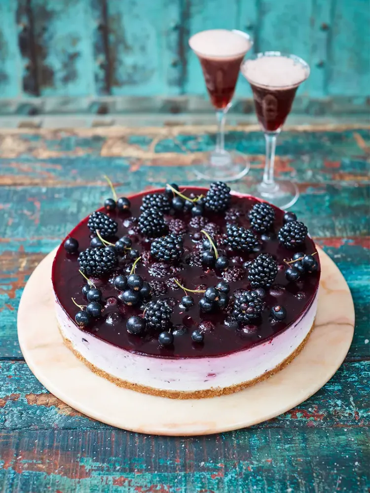 Blackcurrant Cheesecake Summer Desserts Recipes