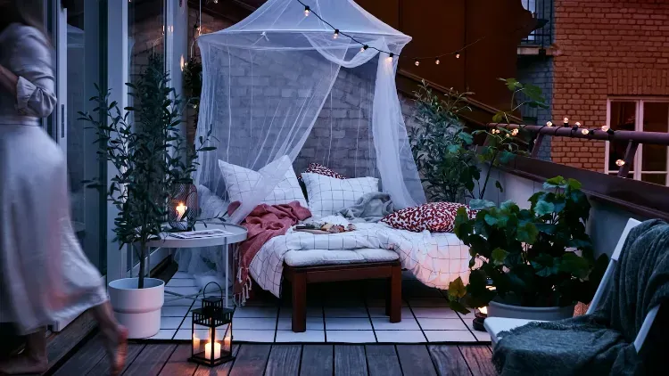 Balkon gestalten Gartenmöbel Trends Ikea Sommer 2022 Neuheiten
